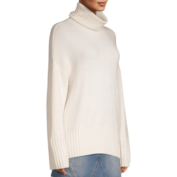 Slouchy Turtleneck Sweater Women's - obrazek 4