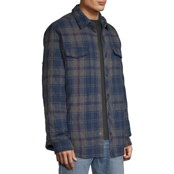 Full Sleeve Solid Men Denim Jacket - obrazek 3