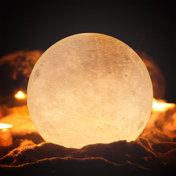 Extra Large Inch Touch Control Moon Lamp - obrazek 2